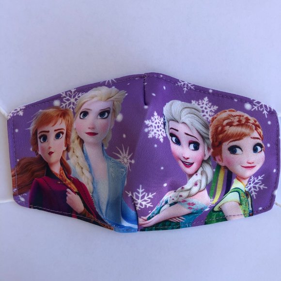 1 pc kids girls face mask frozen princess … - Picture 4 of 5